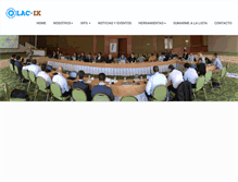 Tablet Screenshot of lac-ix.org